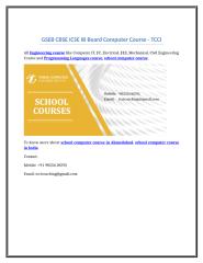 GSEB CBSE ICSE IB Board Computer Course - TCCI.doc