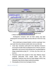 Bahan Ajar Bahasa Indonesia VII SMT 1.doc