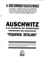 Roger Dommergue Pollaco - Auschwitz e o Silencio de Heidegger.pdf