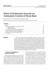 Effect of Endurance Exercise on Autonomic Control of Heart Rate.pdf