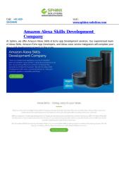 Amazon Alexa Skill Development Services.pptx