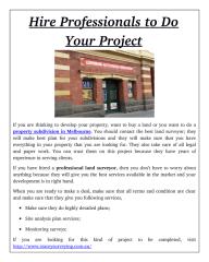 Hire Professionals to Do Your Project.pdf