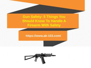Gun Safety 5 Things You Should Know To Handle A Firearm With Safety.ppt
